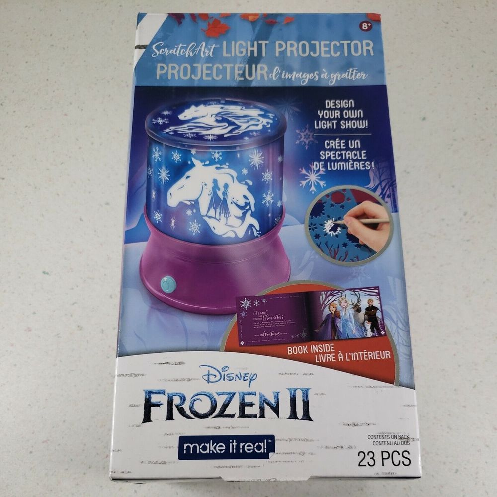 DISNEY FROZEN SCRATCH-ART LIGHT SHOW PROJECTOR NOKK ELSA ANNA